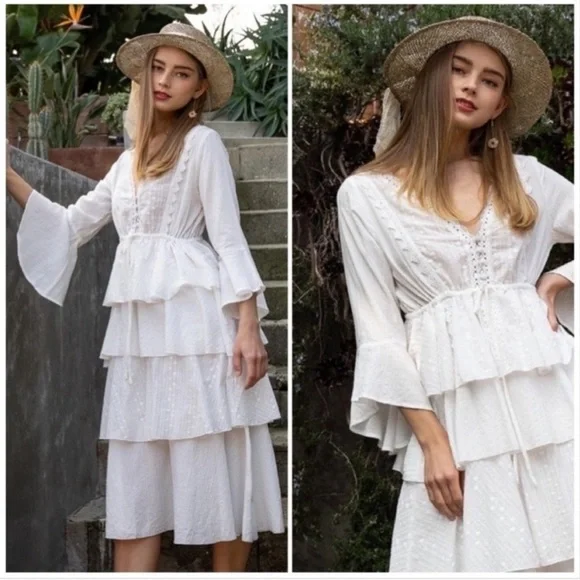 POL Magnolia Blooms Dress NEW - Picture 2 of 13